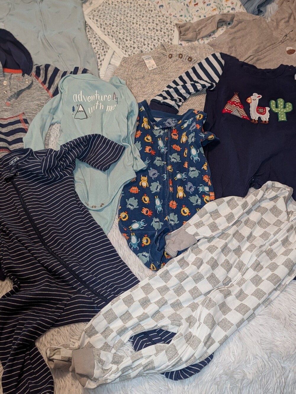 Infant Clothing Bundle Boys 6-12 Mo 22+ PIECE NWOT & EUC
